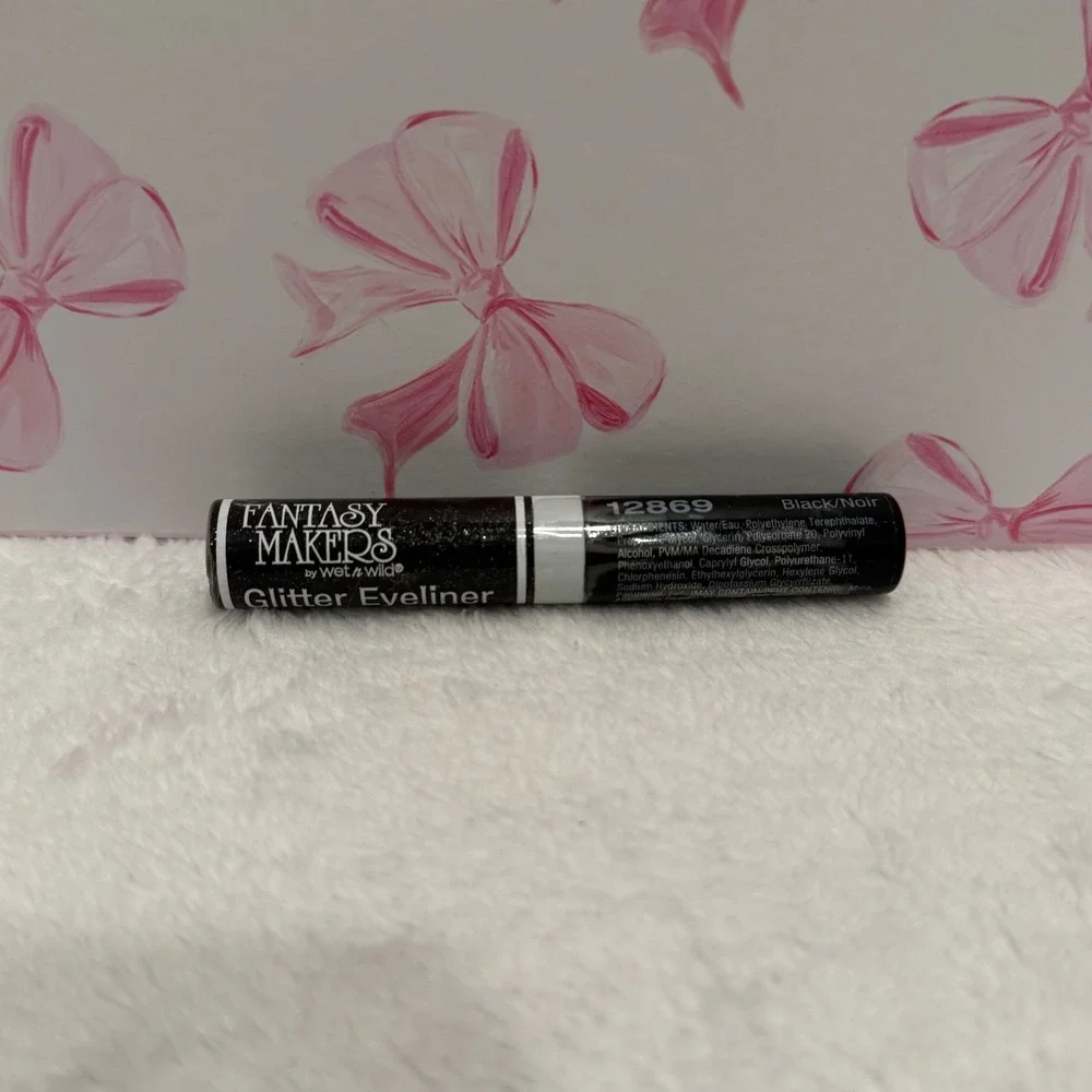 Wet n Wild Fantasy Makers Glitter Eyeliner Black Noir 12869 Waterproof